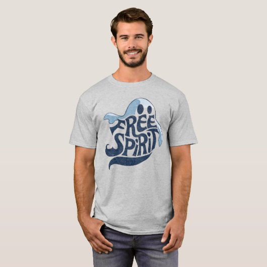 Free Spirit Ghost T-shirt (Voorkant volledig)