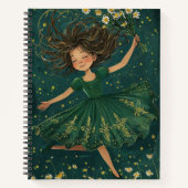Free Spirit Girl Spiral Notitieboek (Voorkant)
