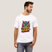 Free Spirit Owl T-shirt (Voorkant volledig)
