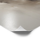 Free Spirit Paard Zwart-wit Foto Afdruk (Hoek)