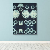 Free Spirit Shibori Canvas Print (Insitu (Houten vloer))