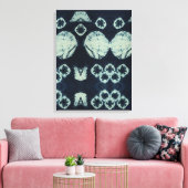 Free Spirit Shibori Canvas Print (Insitu (Woonkamer))