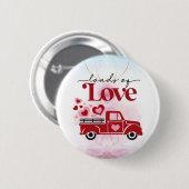 Free-Spirited Affection: Veel Liefde Boho Button (Voorkant /achterkant)