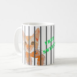 Free Sweetie Jail Kitten Cat Mok
