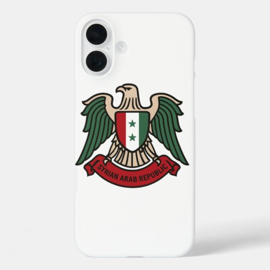Free Syria Eagle Classic Case-Mate iPhone Case (Achterkant)