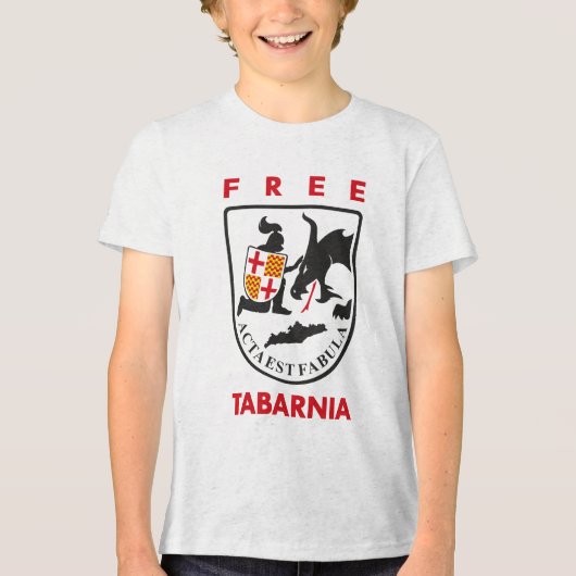 Free Tabarnia 3 Tri-Blend Shirt (Voorkant)