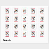 Free Tabarnia 3 Vierkante Sticker (Vel)