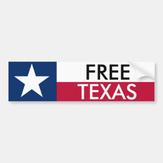 Free Texas Bumper Sticket Bumpersticker