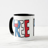 Free Texas Texit Mok (Voorkant links)