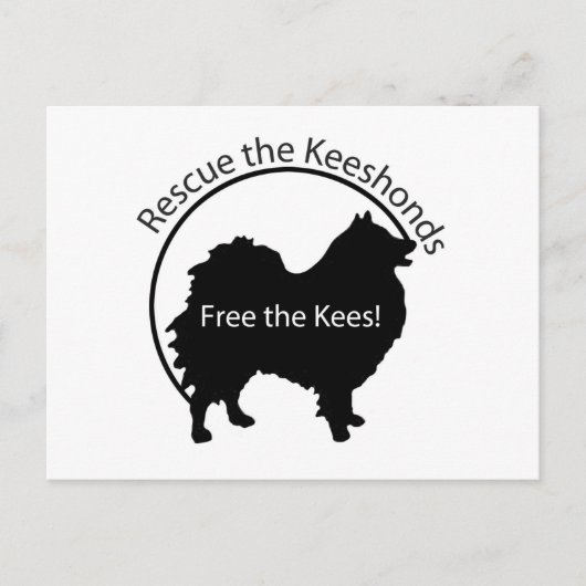 Free the Kees! Briefkaart (Voorkant)