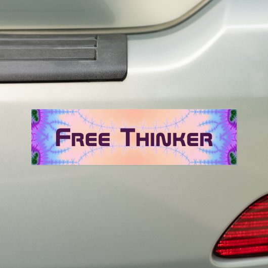 Free Thinker 9 Bumpersticker (Op auto)