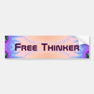 Free Thinker 9 Bumpersticker