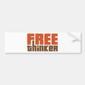 Free Thinker Bumpersticker (Voorkant)