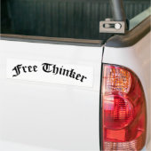 Free Thinker Bumpersticker (Op Truck)