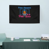 Free Throws or Pink Bows Gender Reveal Designs Spandoek (Beurs)