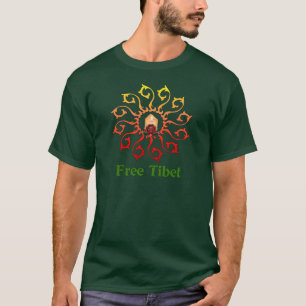 Free Tibet Candle T-shirt