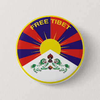 Free Tibet Ronde Button 5,7 Cm