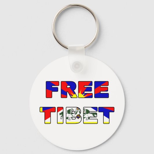 Free Tibet Sleutelhanger (Voorkant)