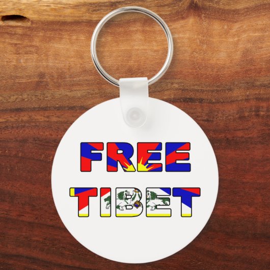 Free Tibet Sleutelhanger (Voorkant)
