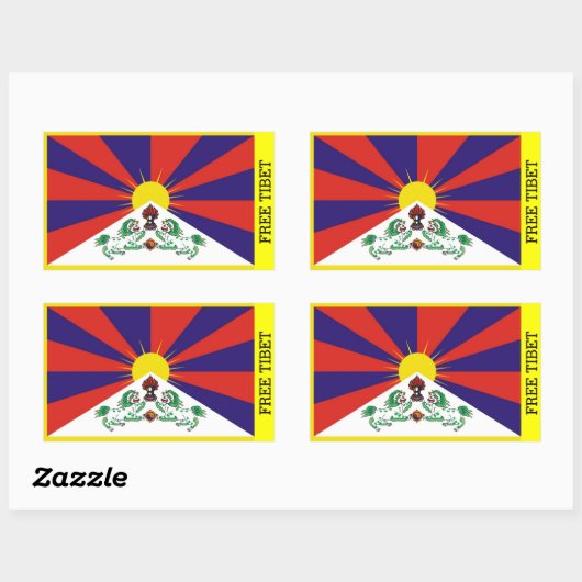 Free Tibet Sticker (Vel)