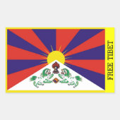 Free Tibet Sticker (Voorkant)