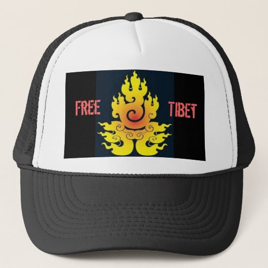 Free Tibet Trucker Pet (Voorkant)
