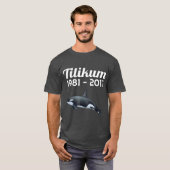 Free Tilikum Save the Orca Killer Whale T-shirt (Voorkant volledig)