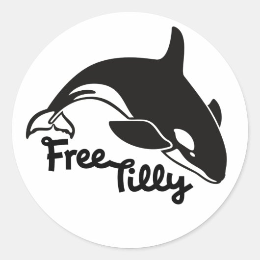 Free Tilly Ronde Sticker (Voorkant)