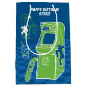 Free Time Arcade Medium Gift Bag Cadeauzakje (Voorkant)