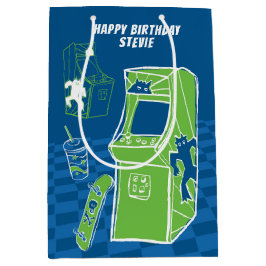 Free Time Arcade Medium Gift Bag Medium Cadeauzakje