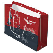 Free TIme Boxing Large Gift Bag Groot Cadeauzakje (Voorkant Gekanteld)