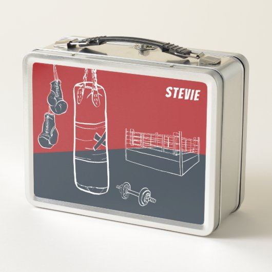 Free TIme Boxing Lunchbox (Achterkant)