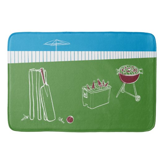 Free TIme Cricket Bath Mat (Voorkant)