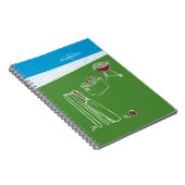 Free Time Cricket Notitieboek (Rechterzijde)