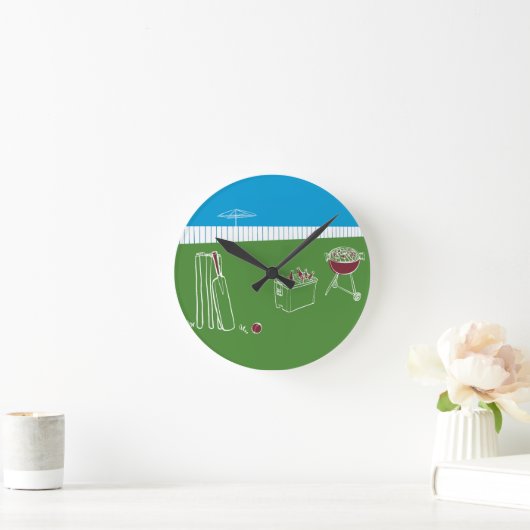 Free TIme Cricket Wall Clock Ronde Klok (Huis)