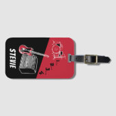 Free Time Rock Bagagelabel (Voorkant (horizontaal))