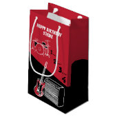 Free Time Rock Small Gift Bag Klein Cadeauzakje (Achterkant Gekanteld)