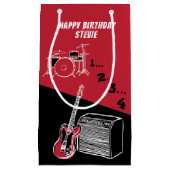 Free Time Rock Small Gift Bag Klein Cadeauzakje (Voorkant)