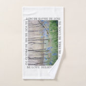 "Free to BE/Peace"-handdoekset Bad Handdoek (Handdoek)