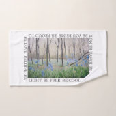 "Free to BE/Peace"-handdoekset Bad Handdoek (Handdoek)