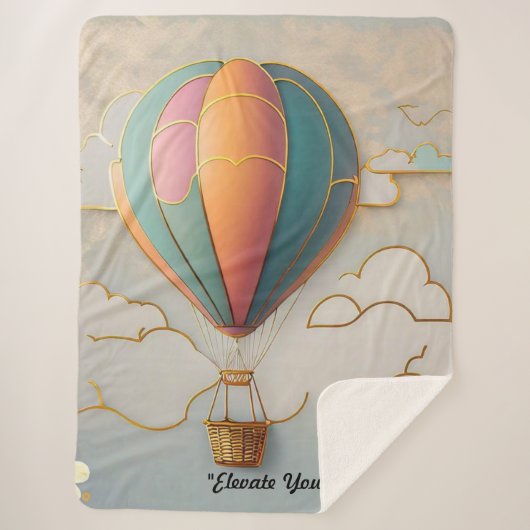 "Free to Roam" Sherpa Deken (Voorkant)