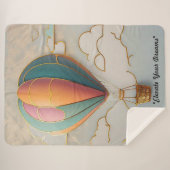 "Free to Roam" Sherpa Deken (Voorkant (horizontaal))