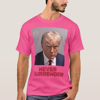 Free Trump: geef je nooit over T-shirt