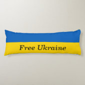 Free Ukraine Body Pillow Lichaamskussen (Voorkant)