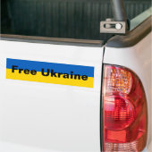 Free Ukraine Bumpersticker (Op Truck)