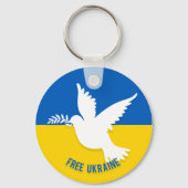 Free Ukraine Sleutelhanger (Voorkant)
