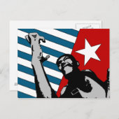 Free West Papua Art Briefkaart (Voorkant / Achterkant)