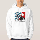 Free West Papua Hooded Sweatshirt (Voorkant)