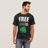 Free Whitey Bulger Shamrock T-Shirt (Voorkant volledig)