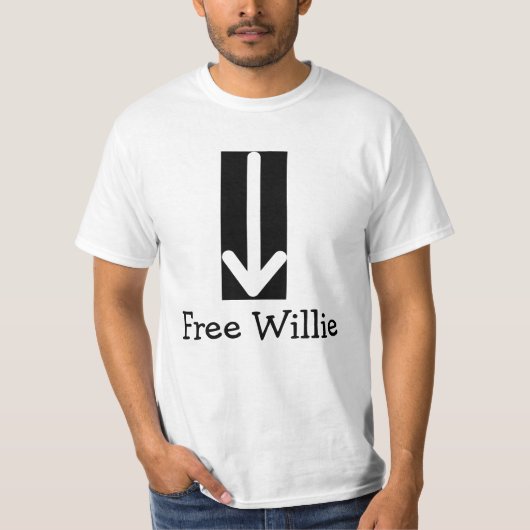 Free Willie - Basic T-Shirt (Voorkant)